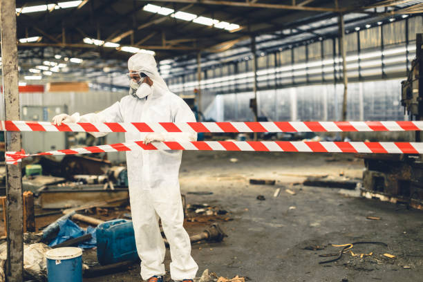 Professional Crime Scene Cleanup technician working in Windsor, NJ